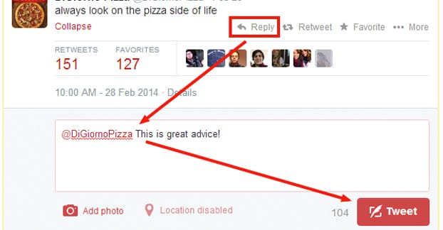 Tweet Mentioning Others