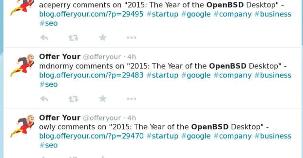 Twitter Spam Example