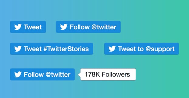 New Tweet Buttons
