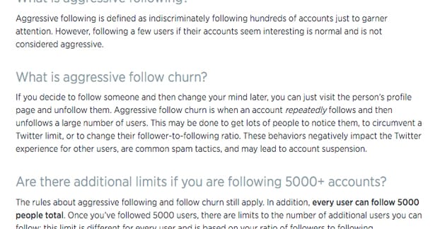 Follower Churn