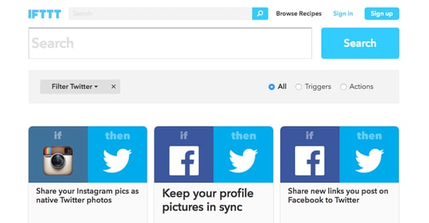 IFTTT Website