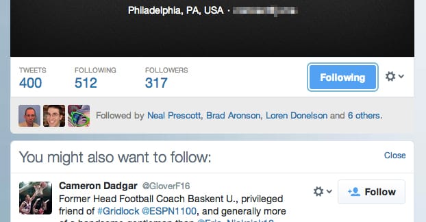 Not Enough Followers