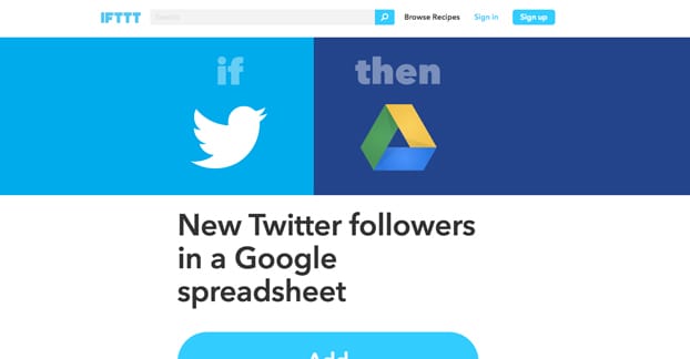 Twitter Google Drive