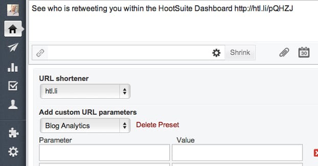 Hootsuite URL Shortener