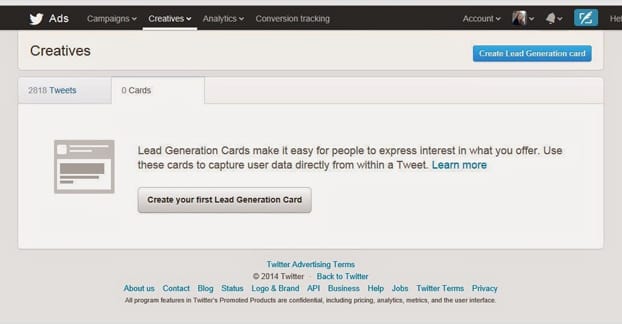 Website Card Settings