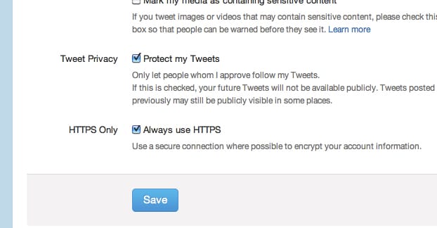 Protected Tweets