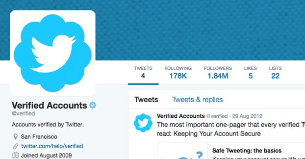 Twitter Verified