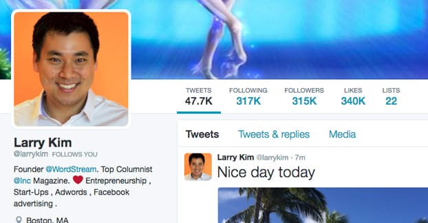 Personal Twitter Account