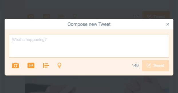Composing a Tweet