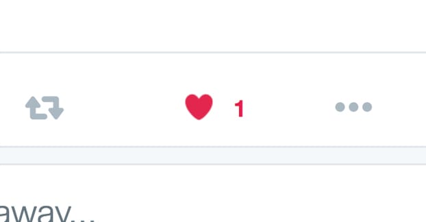 Liking Content on Twitter