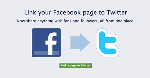 Link Twitter to Facebook