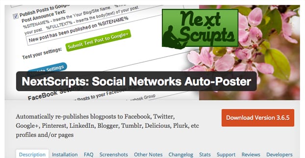 Social Networks Auto Poster