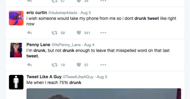 Drunk Tweet