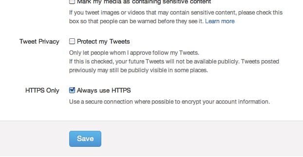 Protect My Tweets Area