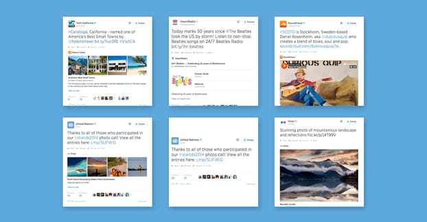 Twitter Card Examples