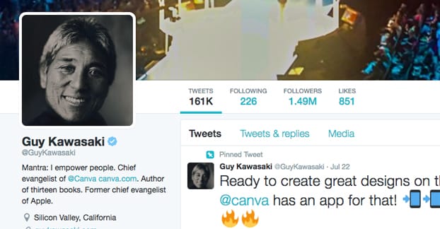 Guy Kawasaki Twitter