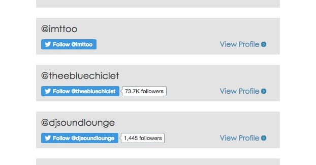 Auto Follow Twitter List