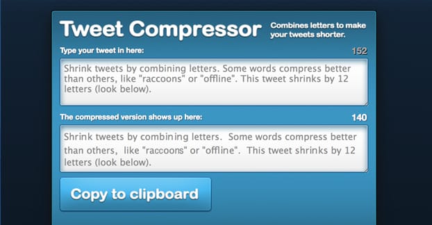 TweetCompressor
