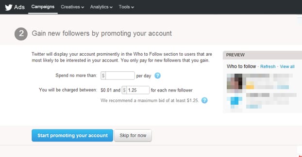 Followers Promote Account