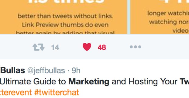 Liking Content on Twitter