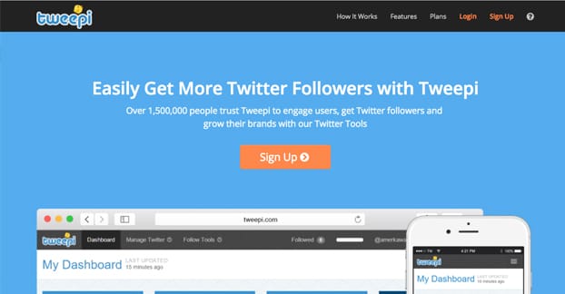 Tweepi Website