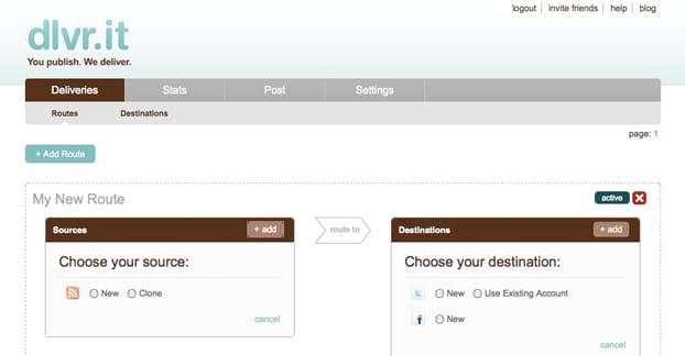 Dlvr.it Website