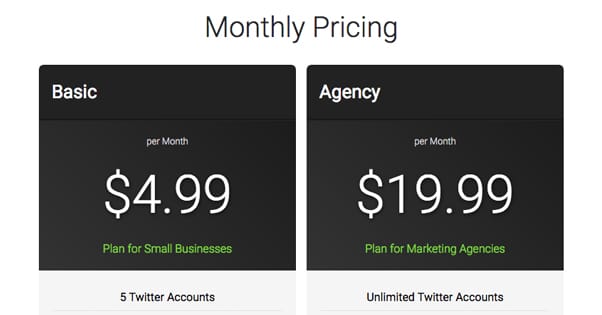 TwtDominator Pricing