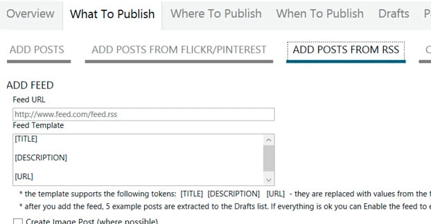 Add Feed on Mass Planner