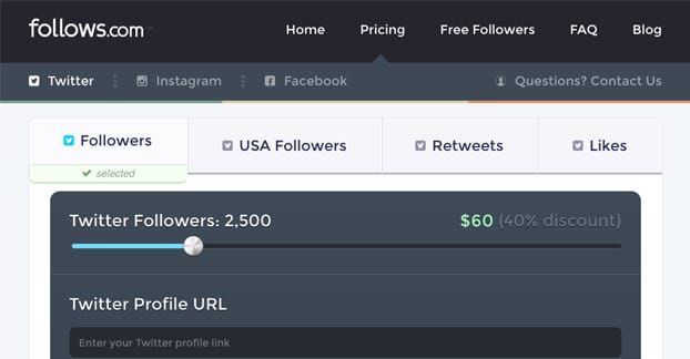 Buying Legitimate Followers