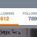 Followers to Following Ratio