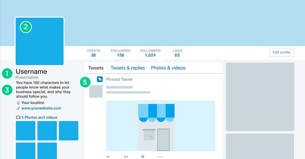 Fill Out Twitter Profile