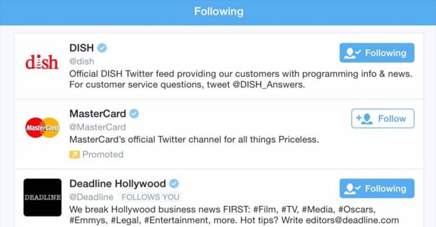 Who to Follow Promoted