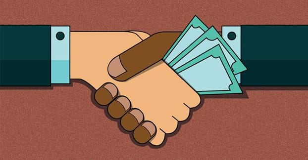Paying Somebody Illustration