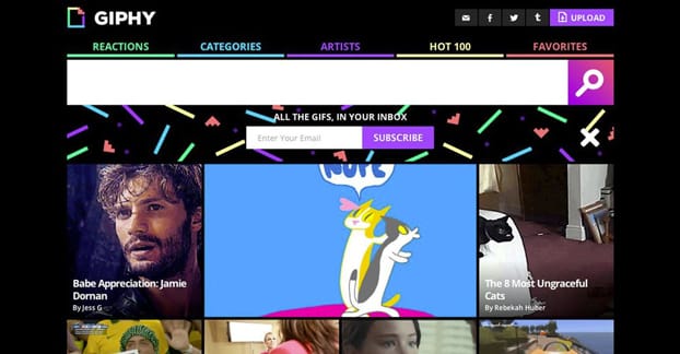 Giphy Website
