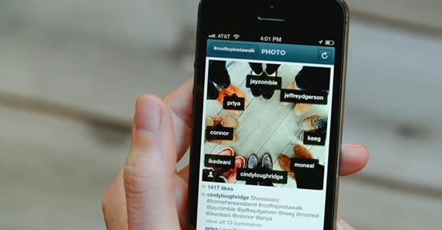 Tagging Friends on Instagram