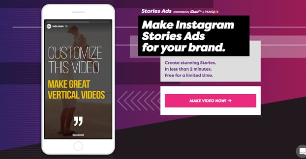Bright Colors on Story Ads