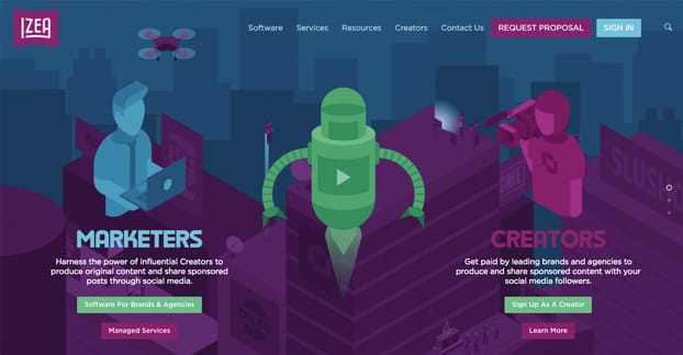 Izea Website
