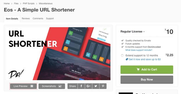 URL Shortener Script