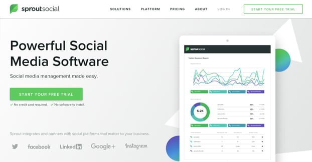 SproutSocial Website