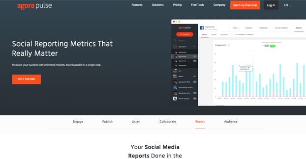 Agora Pulse Homepage