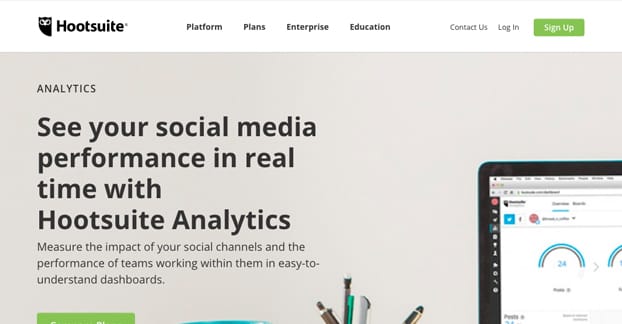 Hootsuite Homepage