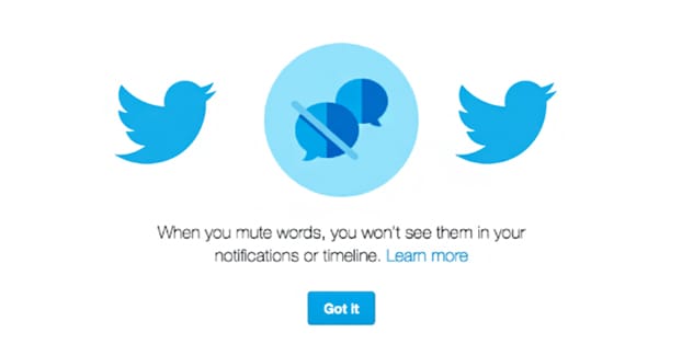Twitter Mute Announcement