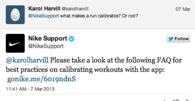 Support on Twitter
