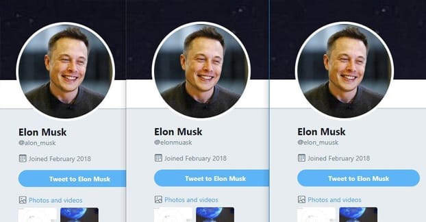 Twitter Impersonation Example