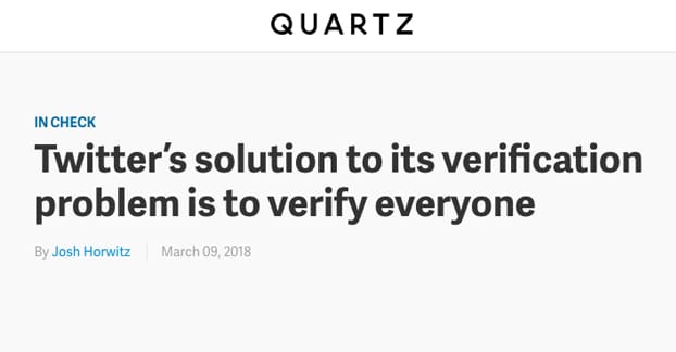 Twitter Verifying Everyone