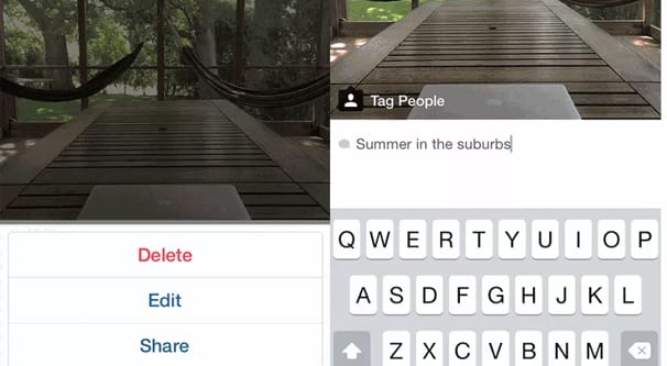Adding Captions to a Post
