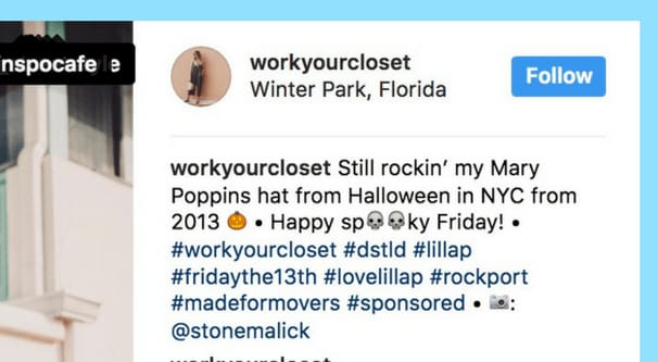 Branded Hashtag Example