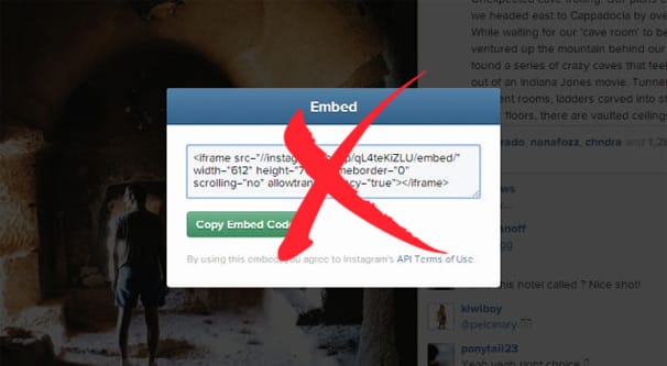 Embedding Not Allowed