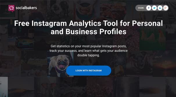 Socialbakers Homepage