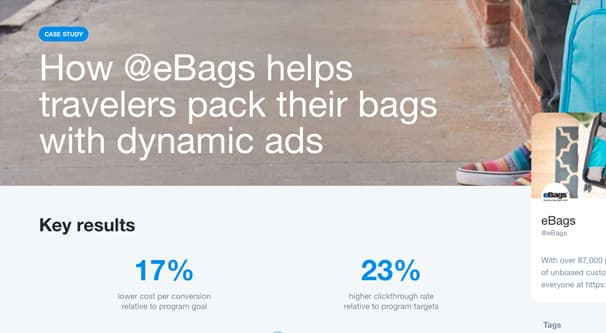 eBags Twitter Case Studies